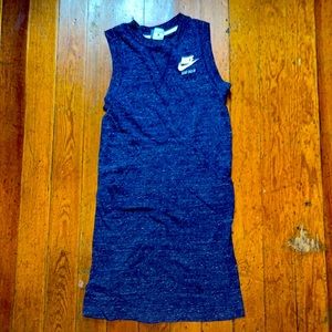 A blue Nike Athletic Dress. It is a size X-small. Super comfortable.